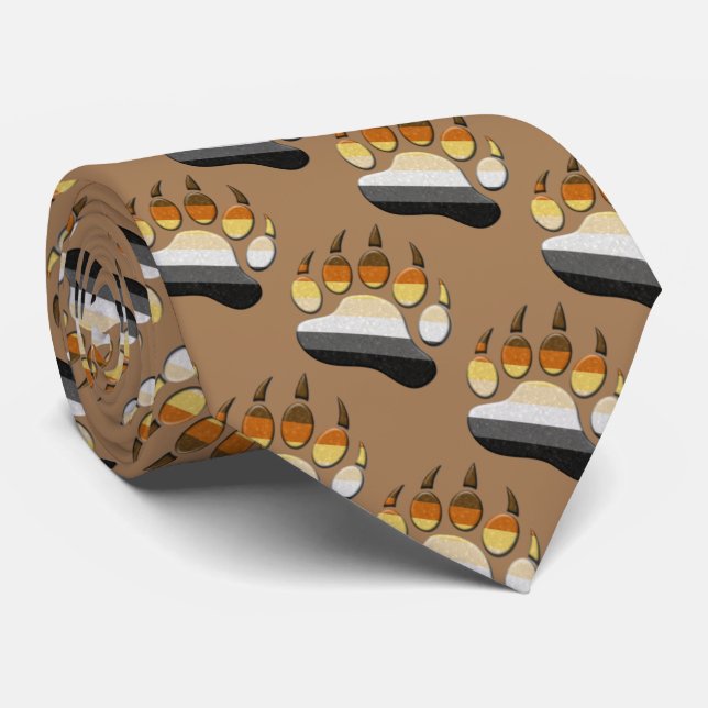 Bär - Ursine-Zeichen Krawatte (Gerollt)