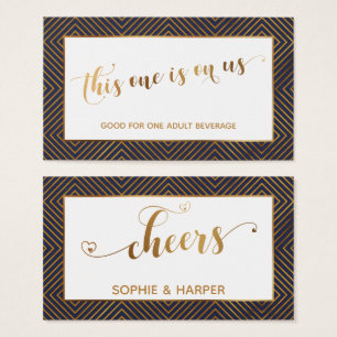Bar Vouchers, Gold Hearts Script, Diamonds, Marine