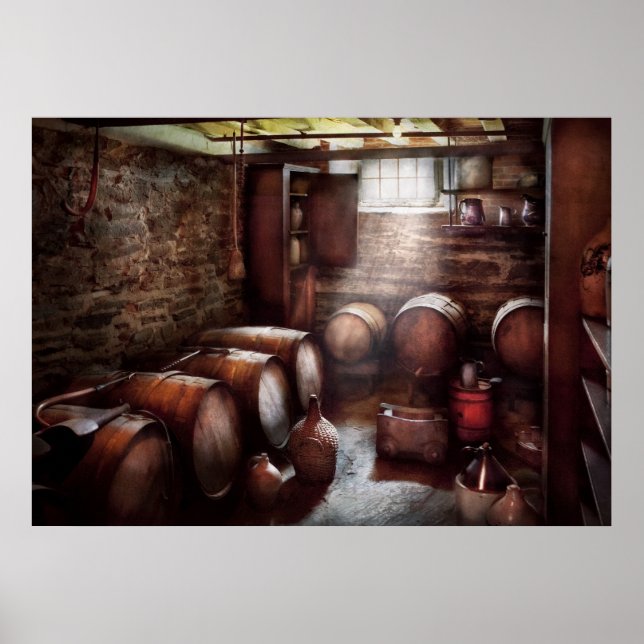 Bar - Wein - Der Weinkeller Poster (Vorne)