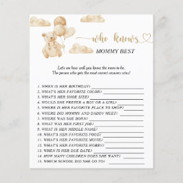 Bär Wer Mama am besten kennt