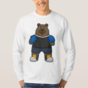 Bär wie Boxer mit Boxhandschuhen T-Shirt