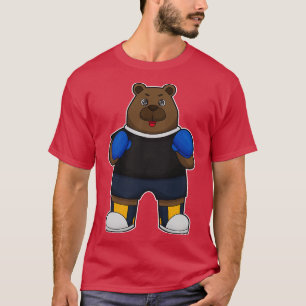 Bär wie Boxer mit Boxhandschuhen T-Shirt