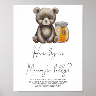 Bär - Wie groß ist Mamas Bauch Spiel Poster