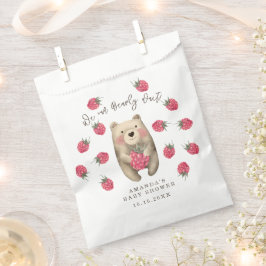 Bär - wir können frühzeitig die Babydusche warten Geschenktütchen