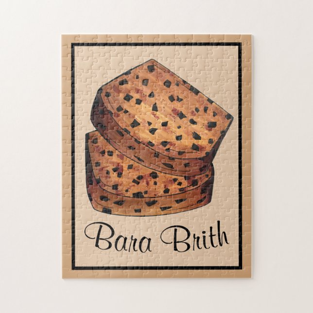 Bara Brith Wales Welsh Brot Frucht Loaf Backen Puzzle (Vertikal)