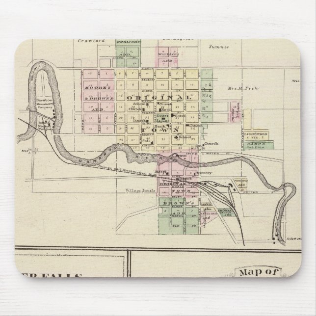 Baraboo, Black River Falls und Sparta Mousepad (Vorne)