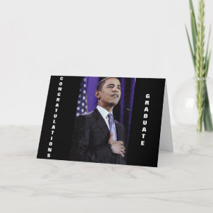 BARACK ALLES MÖGLICHE GRADUATE-Karte Karte