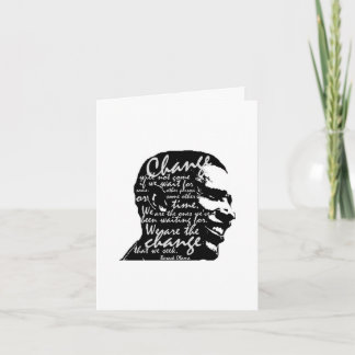 BARACK CHANGE THANK YOU CARD DANKESKARTE