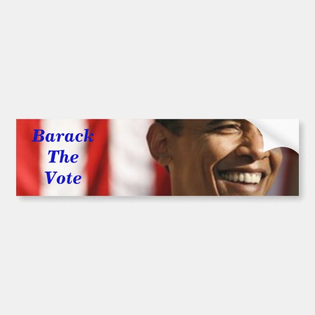 Barack die Abstimmung Autoaufkleber (Vorne)