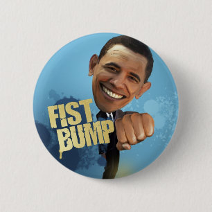 Barack Faust-Stoß Button