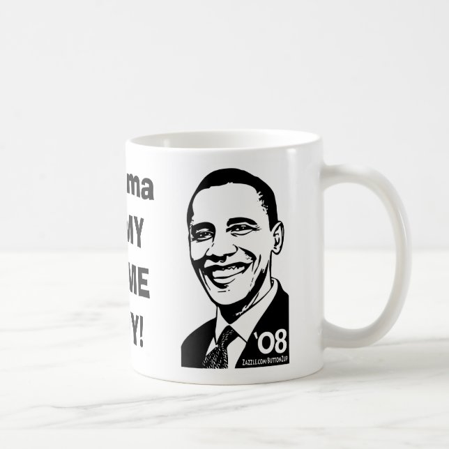Barack für Präsidenten Mug Tasse (Rechts)