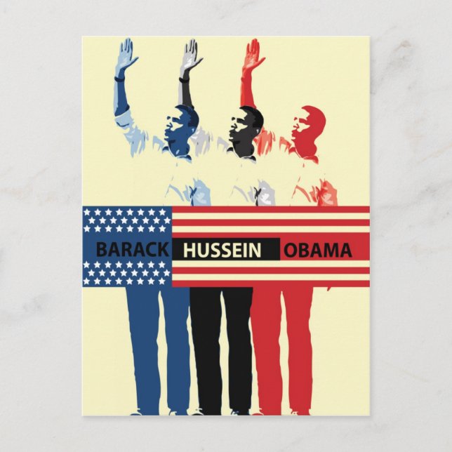 Barack Hussein Obama Postcard Postkarte (Vorderseite)