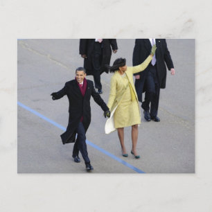 Barack & Michele Obama Postkarte
