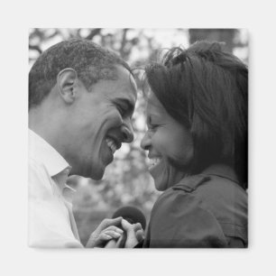 Barack & Michelle Kühlschrankmagnet Magnet
