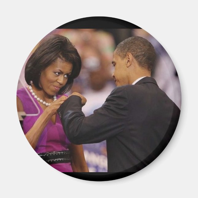 Barack & Michelle Obama Magnet (Vorne)