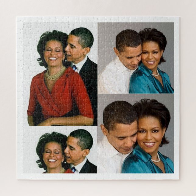 BARACK & MICHELLE OBAMA PUZZLE (Vertikal)