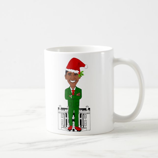 Barack-Oama-Santa-Klub Tasse (Rechts)