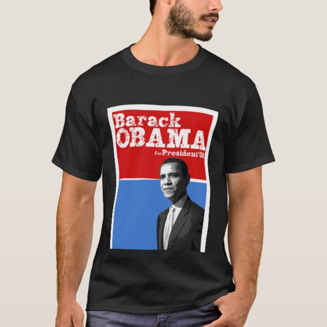 BARACK OBAMA '08 T-Shirt (Vorderseite)