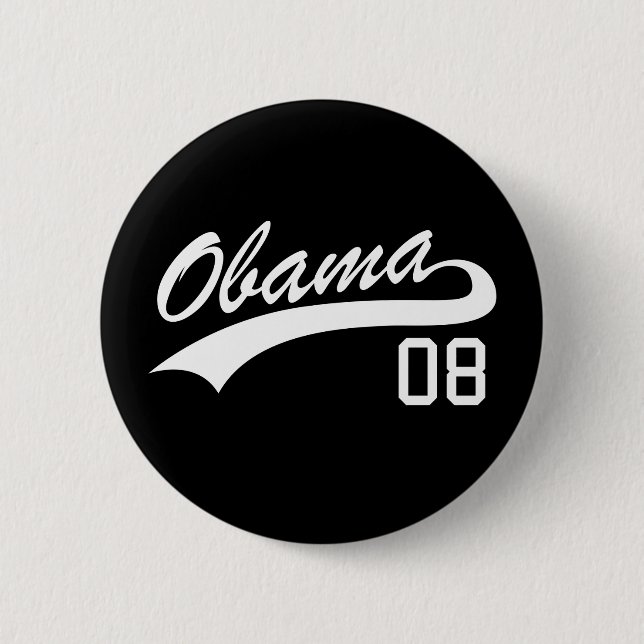 Barack Obama 2008 Jersey Button (Vorderseite)