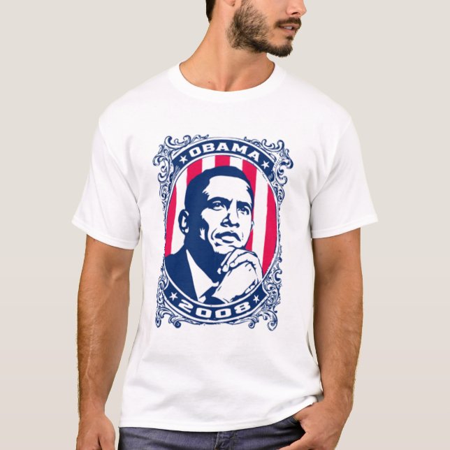 Barack Obama 2008 T-Shirt (Vorderseite)