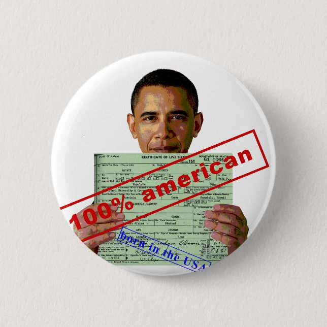 Barack Obama 2012 Button (Vorderseite)