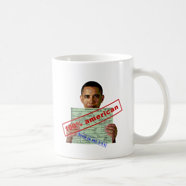 Barack Obama 2012 Kaffeetasse (Rechts)