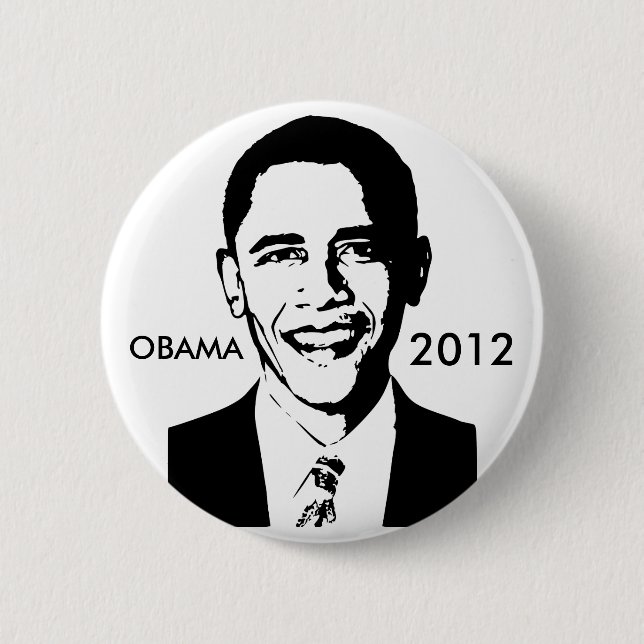 Barack Obama 2012 Knopf Button (Vorderseite)