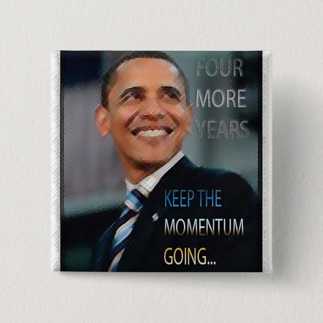 Barack Obama 2012 Knopf Button (Vorderseite)
