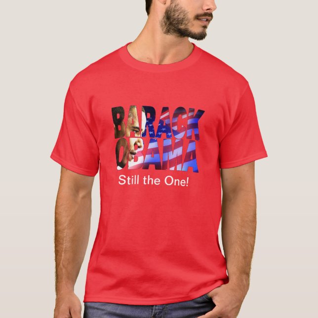 Barack Obama 2012 Profil-Ausschnitt (noch der!) T-Shirt (Vorderseite)
