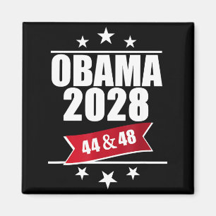 Barack Obama 2028 Präsident Amerikanische Flagge P Magnet