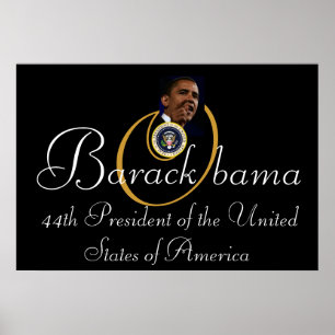Barack Obama 44. Präsident 52"x35" Gedenkfeier Poster
