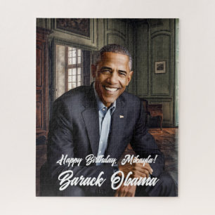 Barack Obama 44. Präsident Birthday Puzzle