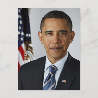 BARACK OBAMA 44. Präsident der Vereinigten Staaten Postkarte