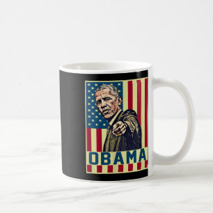 Barack Obama 44. US-Präsident Pop Art Vintag uns Kaffeetasse