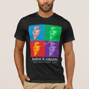 Barack Obama Andy   Entwurf T-Shirt
