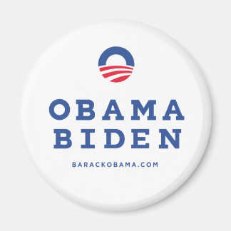 Barack Obama Biden 2012 mit "O"-Logo Magnet