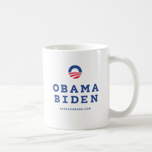 Barack Obama Biden 2012 mit "O-" Logo Tasse