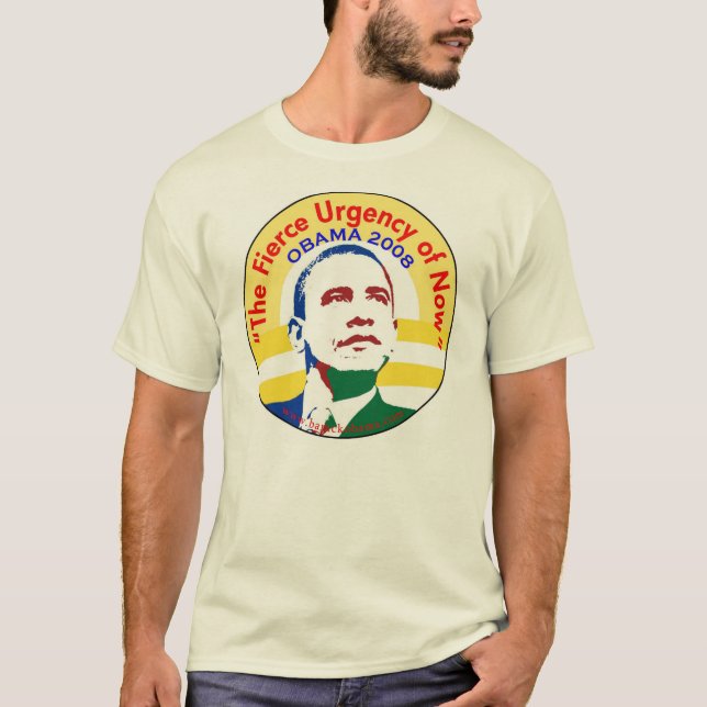 Barack Obama Biden die heftige Dringlichkeit von T-Shirt (Vorderseite)