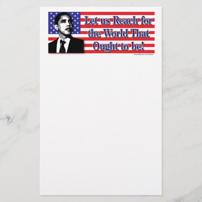 Barack Obama Briefpapier (Vorderseite)