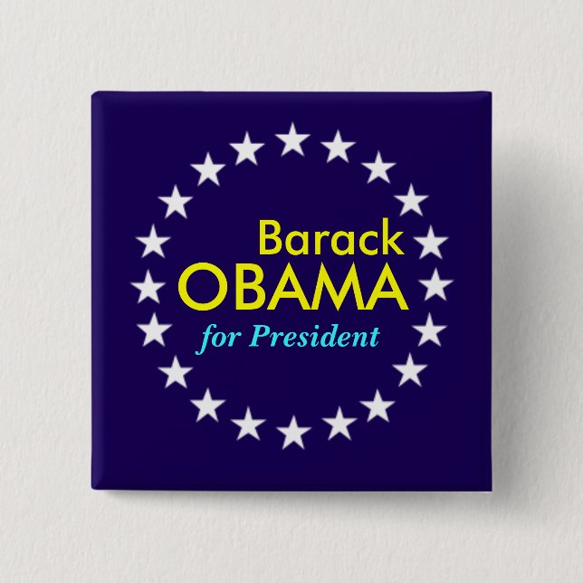 Barack Obama Button (Vorderseite)