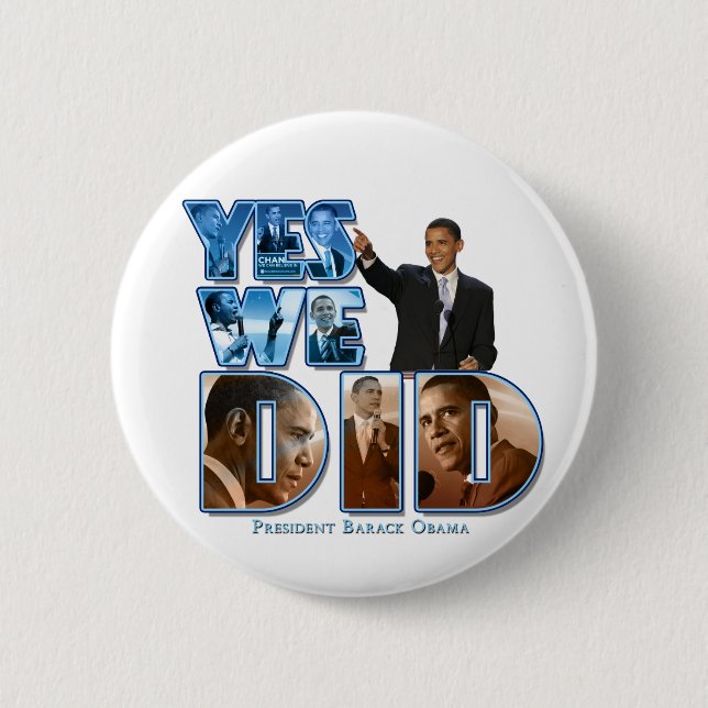 Barack Obama Button (Vorderseite)