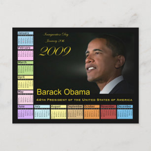 Barack Obama Calendar Postkarte