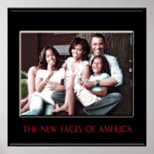 BARACK OBAMA: DAS NEUE ERSTE FAMILIEN-PLAKAT POSTER