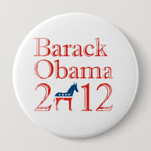 Barack Obama Demokrat 2012 Vintage.png Button