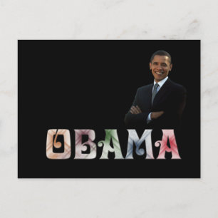 Barack Obama Design Postkarte
