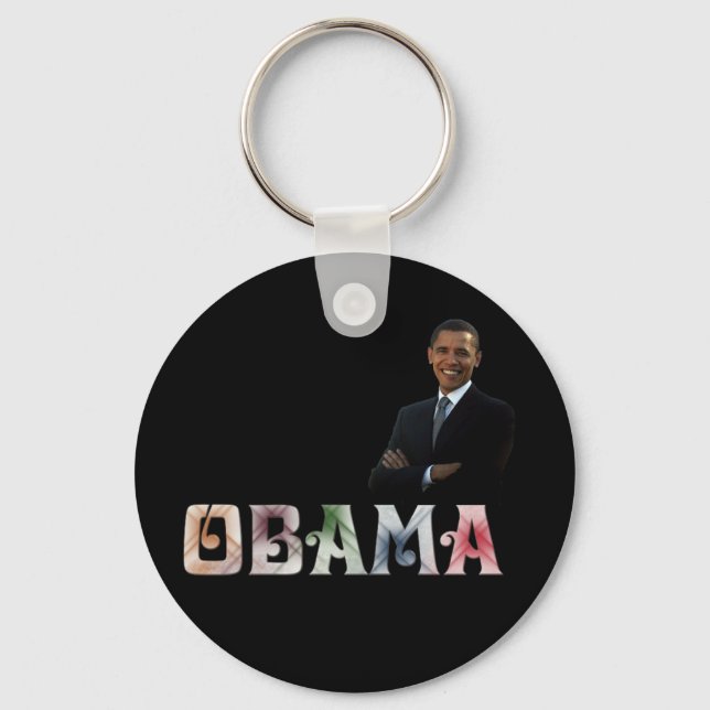 Barack Obama Design Schlüsselanhänger (Vorderseite)