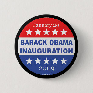 Barack Obama Einweihung Button