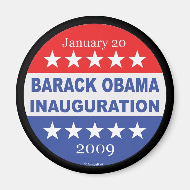 Barack Obama Einweihung Magnet (Vorne)
