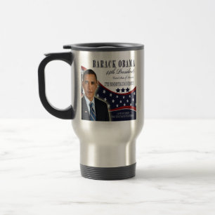 Barack Obama Einweihungs-GedenkTasse 2013 Reisebecher