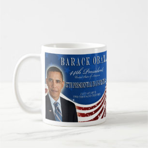 Barack Obama Einweihungs-GedenkTasse 2013 Tasse